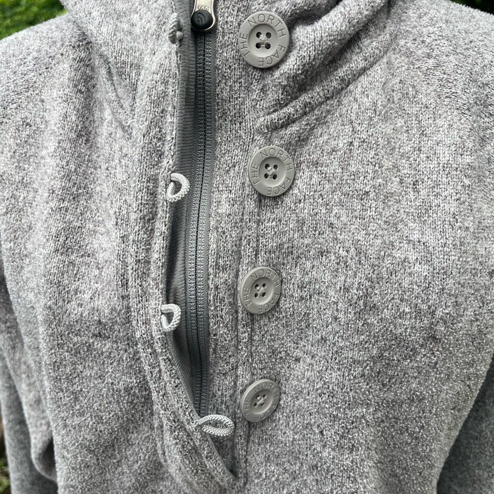 The North Face Gray Crescent Sunshine Button & Zip Hoodie - Picture 9 of 15